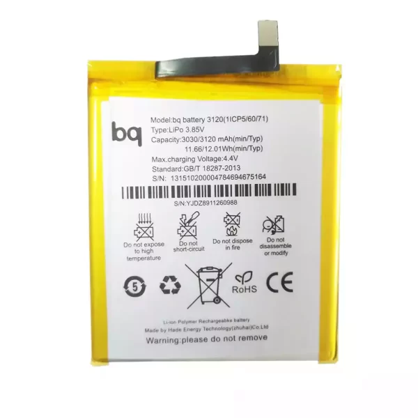 Baterija za mobilnega telefona za BQ Aquaris M5