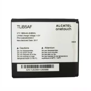 Baterija za mobilnega telefona TLiB5AF za Alcatel onetouch OT997,5035