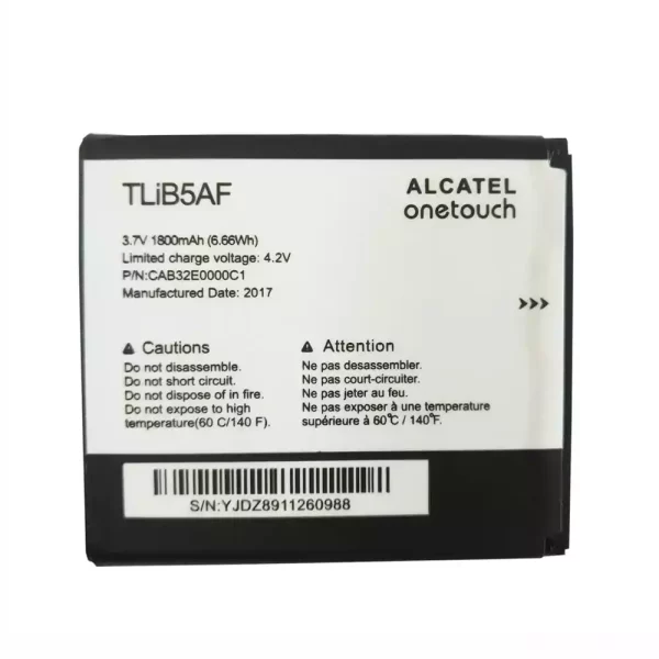 Baterija za mobilnega telefona TLiB5AF za Alcatel onetouch OT997,5035