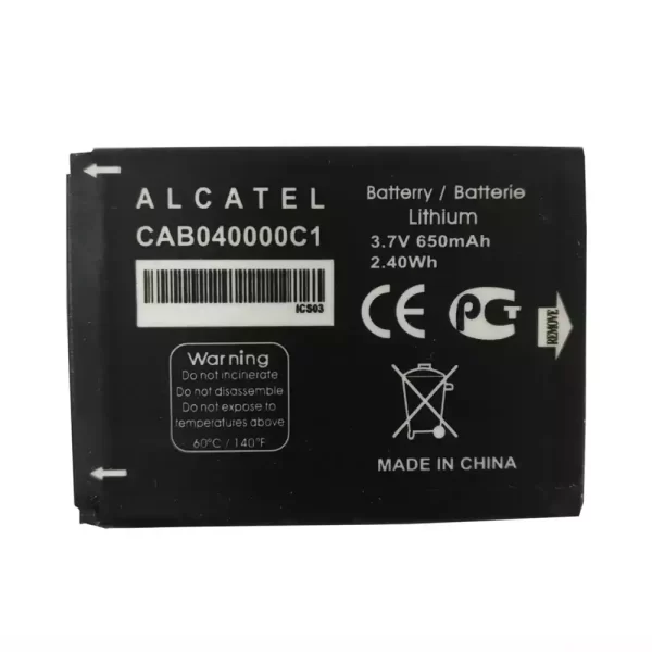 Baterija za mobilnega telefona CAB04000C1 za Alcatel OT203