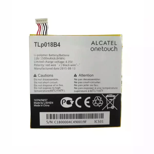 Baterija za mobilnega telefona TLP018B4 za Alcatel onetouch OT6030,7024