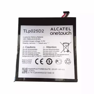 Baterija za mobilnega telefona TLP025D2 za Alcatel