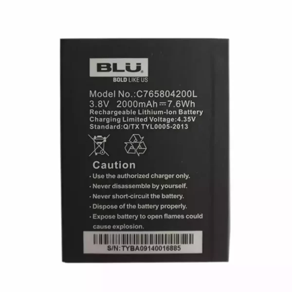 Baterija za mobilnega telefona za BLU C765804200L