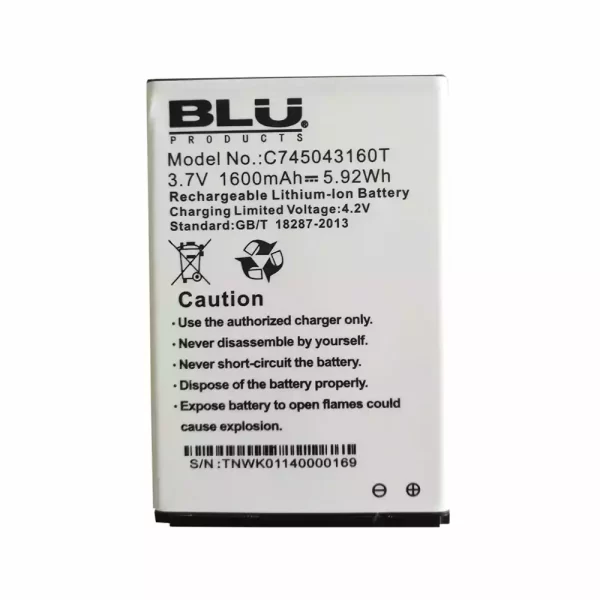Baterija za mobilnega telefona za BLU C745043160T