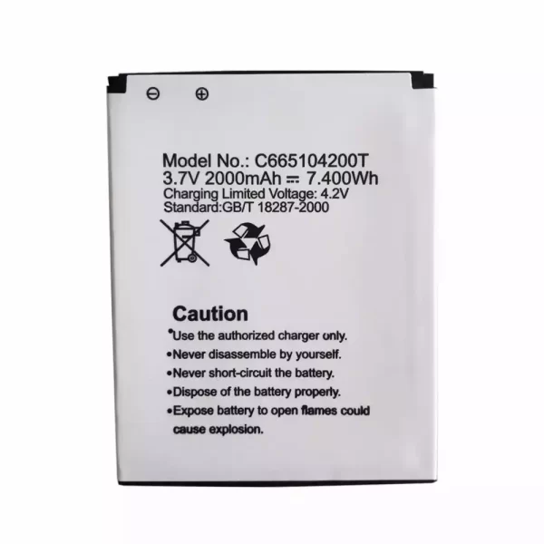 Baterija za mobilnega telefona za BLU C665104200T
