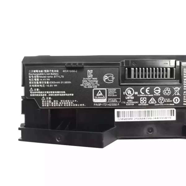 Originalna baterija za BTY-L79,MSI HTCVIVE vr one 6RD-007US,7RE-231CN - Image 3