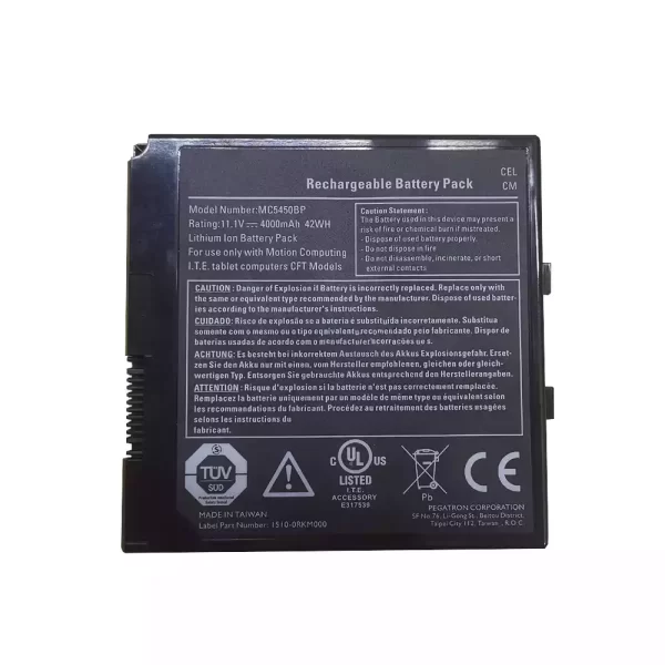 Baterija za tablični računalnik Motion C5 F5,MC-C5 MC-C5v MC-F5 MC-F5v
