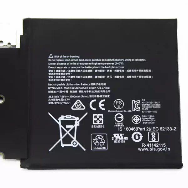 Baterija za tablični računalnik Microsoft surface go 2 1901/1926 - Image 3