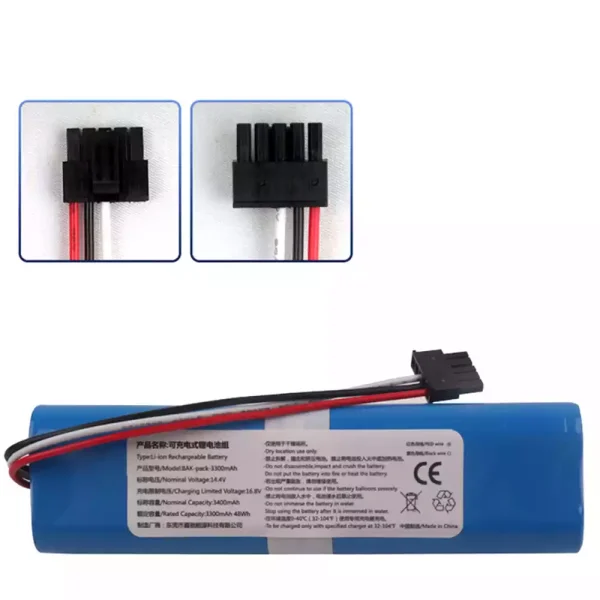 Baterija za Robotski sesalnik XiaoMi MIJIA STYTJ02YM,Haier JX37,Proscenic LDS M7 (3400mAh) - Image 2