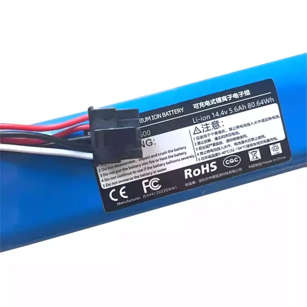 Baterija za Robotski sesalnik XiaoMi MIJIA Pro,2Pro,MJSTS1 (6800mAh) - Image 2