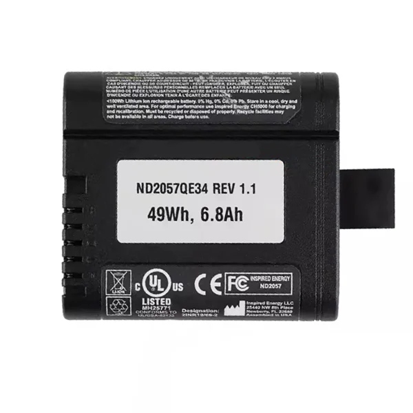 Originalna baterija za Inspired Energy ND2057 ND2057QE34 ND2057RC24 ND2057HD29 - Image 2