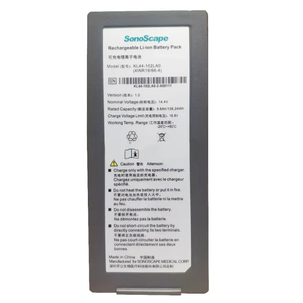 Originalna baterija za SonoScape A5 S7 S8 KL44-102LA0 KL0416S9A