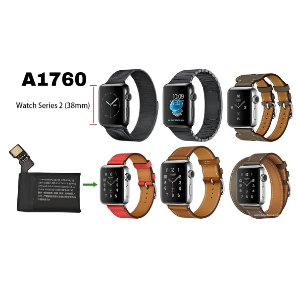 Nadomestna baterija A1760 za Apple Watch Series 2 (38mm) - Image 4