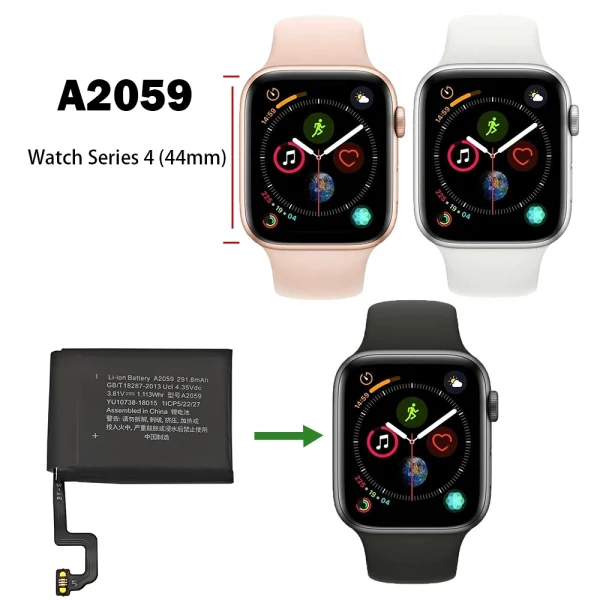 Nadomestna baterija A2059 za Apple Watch Series 4 (44mm) - Image 4