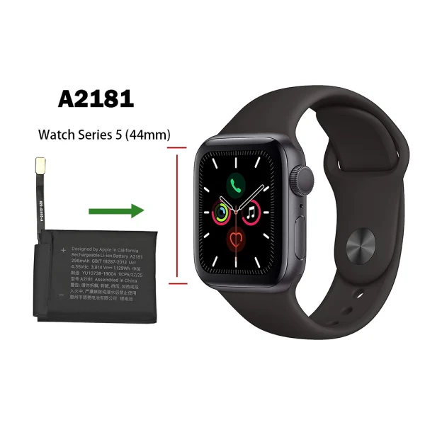 Nadomestna baterija A2181 za Apple Watch Series 5 (44mm),Apple Watch SE 2020 (44mm),Apple Watch SE 2nd 2022 (44mm) - Image 4
