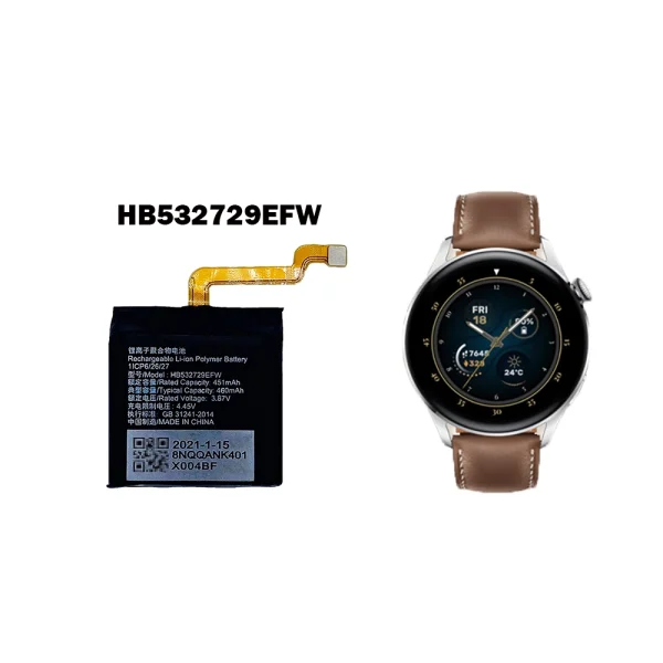 Nadomestna baterija HB532729EFW za HUAWEI Watch 3 - Image 4