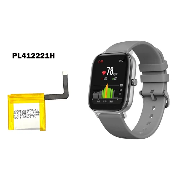 Nadomestna baterija PL412221H za Amazfit GTS,A1914/A1913 - Image 4