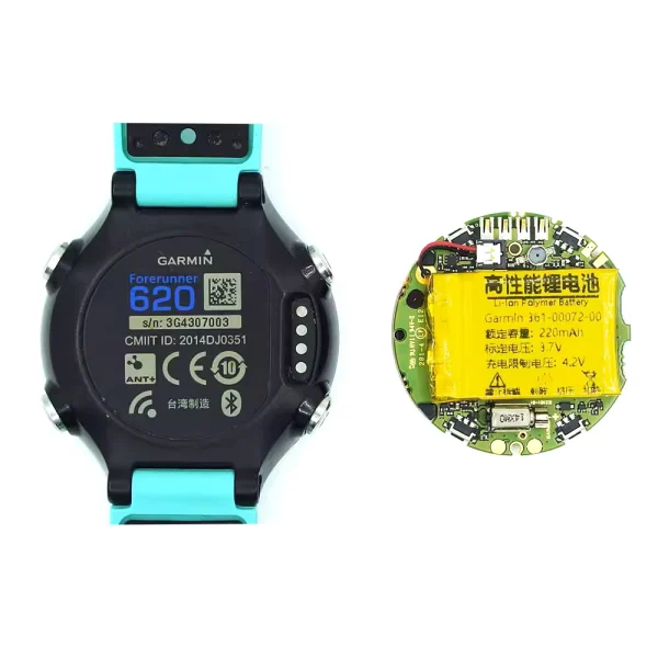 Nadomestna baterija 361-00072-00 za Garmin Forerunner 620 - Image 3