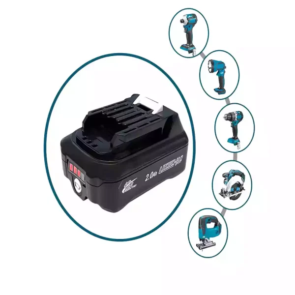 12V 2.0Ah Nadomestna baterija za MAKITA BL1021B - Image 4