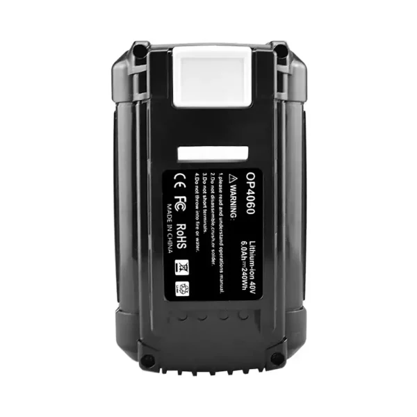 40V 6.0Ah Nadomestna baterija za Ryobi RY40LM30,RY40190,RY40430,RY40620,RY40460,RY40250,RY40770,RY40850,RY40610A,RY40210B,RY40240,RY40440 - Image 4