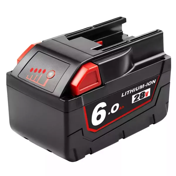28V 6.0Ah Nadomestna baterija za Milwaukee 48-11-2830 48-06-2860