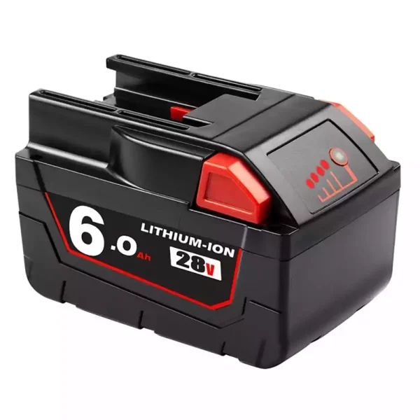 28V 6.0Ah Nadomestna baterija za Milwaukee 48-11-2830 48-06-2860 - Image 2