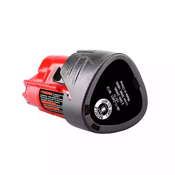 12V 2.0Ah Nadomestna baterija za Milwaukee 48-11-2401,48-11-2402,48-11-2420,48-11-2430,48-11-2411,48-11-2412 - Image 4