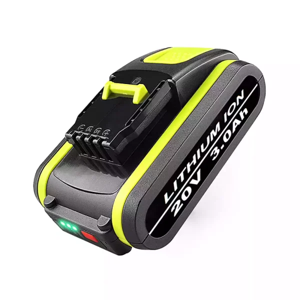 20V 3.0Ah Nadomestna baterija za Worx WU677 WU309 WU175 WG894E.9 WG894E.5 WG894E WG779E WG584E.9 WG549E.9 WG549E.5 WG549E WG549 WG547E.1 WG545E.1 WG543E - Image 4