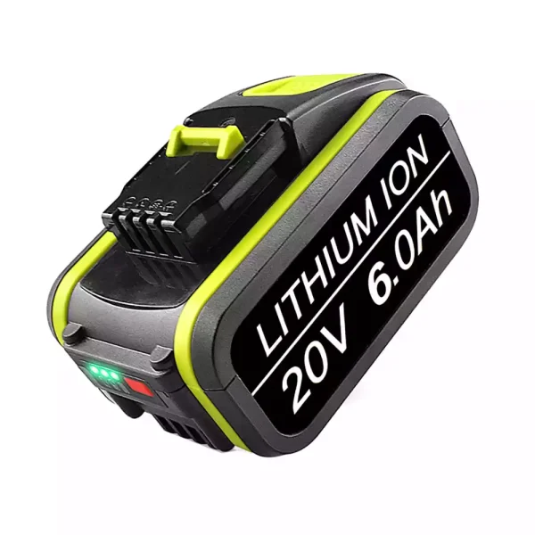 20V 6.0Ah Nadomestna baterija za Worx WX921 WX845.9 WX822.9 WX812 WX801.9 WX800.9 WX800 - Image 4