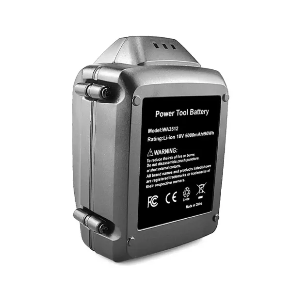 18V 5.0Ah Nadomestna baterija za Worx WA3512.1 WA3512 RW9161 WA3525 WA3520 - Image 3