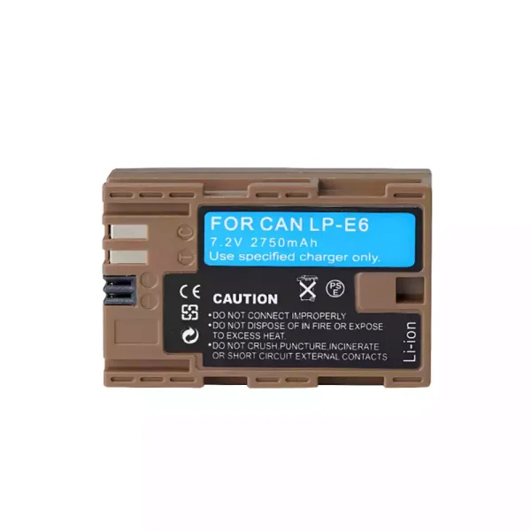 USB-C Type C Input Nadomestna baterija za Canon LP-E6