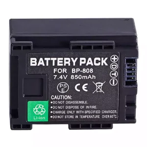 Nadomestna baterija za Canon BP-807 BP-808 BP-809