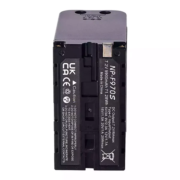 USB-C Type C Input Nadomestna baterija za SONY NP-F970S