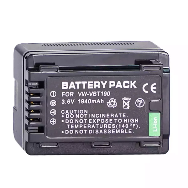 Nadomestna baterija za PANASONIC VW-VBT190 - Image 2