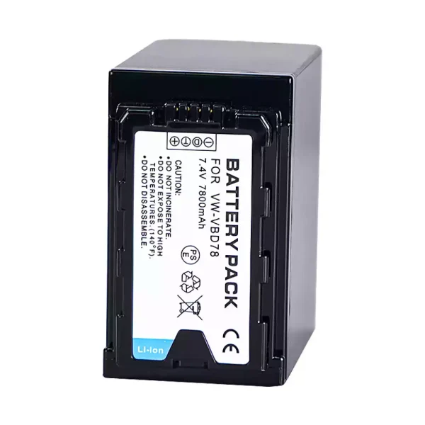 Nadomestna baterija za PANASONIC VW-VBD78 VW-VBD98 AG-VBR89G - Image 2