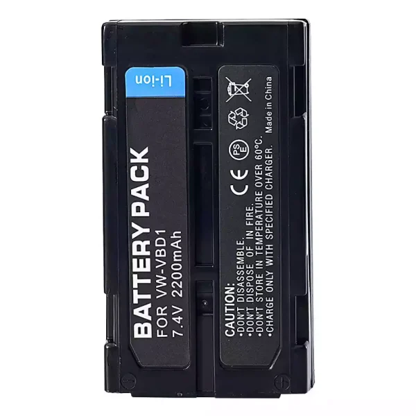 Nadomestna baterija za PANASONIC PV-DV700 PV-DV700D PV-DV710 PV-DV710D PV-DV950 PV-DV1000 EZ-1P GA-EZ20 NV-DR1 PV-D1000 PV-SD4090 PV-SD5000 ZG-EZ30U - Image 2