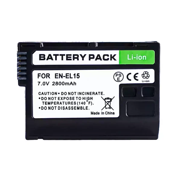 Nadomestna baterija za Nikon EN-EL15,EN-EL15A,EN-EL15B,EN-EL15C