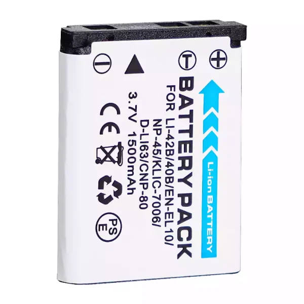 Nadomestna baterija za OLYMPUS FE-3000 FE-3010 FE-4000 FE-4010 FE-4030 FE-4050 FE-5000 FE-5010 FE-5020 FE-5030 FE-5035 FE-5050 FE-5500 - Image 2