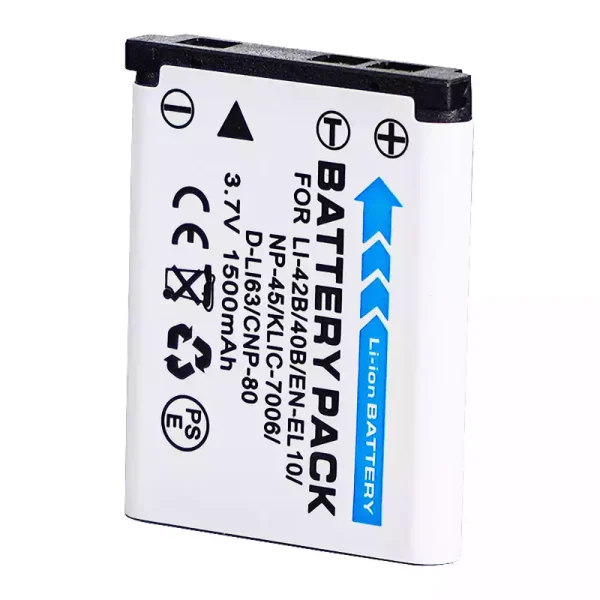 Nadomestna baterija za OLYMPUS FE-3000 FE-3010 FE-4000 FE-4010 FE-4030 FE-4050 FE-5000 FE-5010 FE-5020 FE-5030 FE-5035 FE-5050 FE-5500 - Image 3