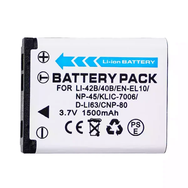 Nadomestna baterija za CASIO Exilim EX-Z115 EX-Z270 EX-Z280 EX-Z330 EX-Z350 EX-Z370 EX-Z550 EX-Z670 EX-Z800