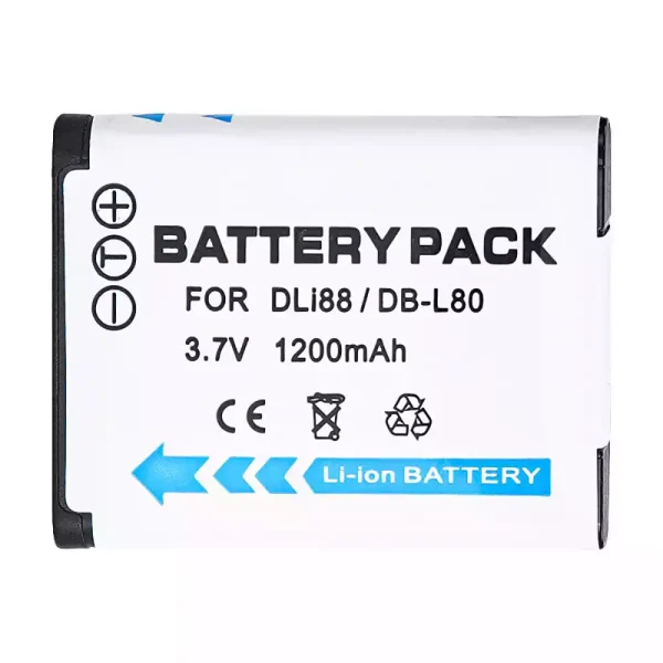 Nadomestna baterija za SANYO VPC-CA100 VPC-CA102 VPC-CG10 VPC-CG100 VPC-CG102 VPC-CG20 VPC-CG21 VPC-CS1