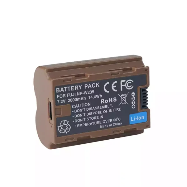 USB-C Type C Input Nadomestna baterija za FUJIFILM X-H2S / XH2S, X-S20, X-T4 / XT4, X-T5 / XT5 - Image 2