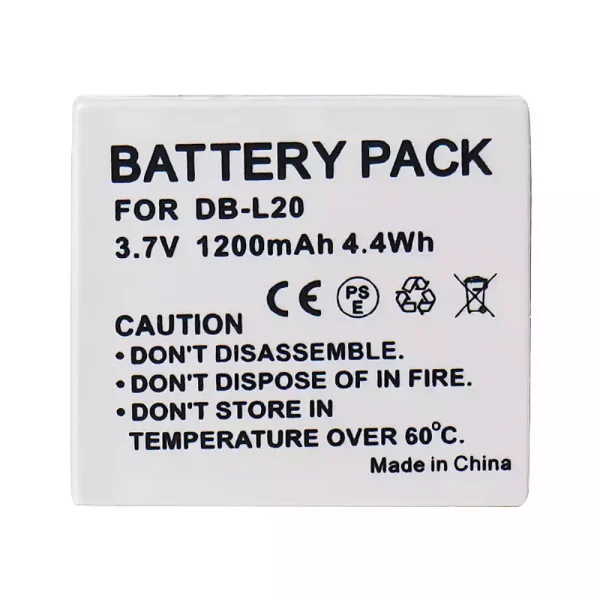 Nadomestna baterija za SANYO VPC-E1,VPC-E2,VPC-E6,VPC-E7,VPC-S7
