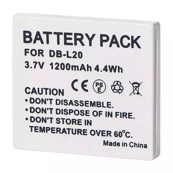 Nadomestna baterija za SANYO VPC-E1,VPC-E2,VPC-E6,VPC-E7,VPC-S7 - Image 2