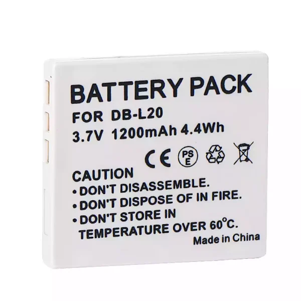 Nadomestna baterija za SANYO VPC-E1,VPC-E2,VPC-E6,VPC-E7,VPC-S7 - Image 3