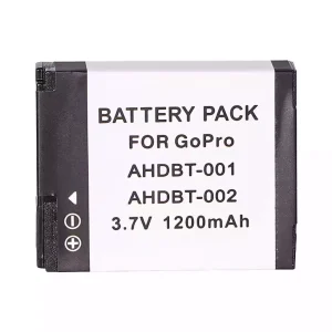 Nadomestna baterija za GoPro AHDBT-001 AHDBT-002,GoPro HD HERO(2010 MODEL),HD HERO2