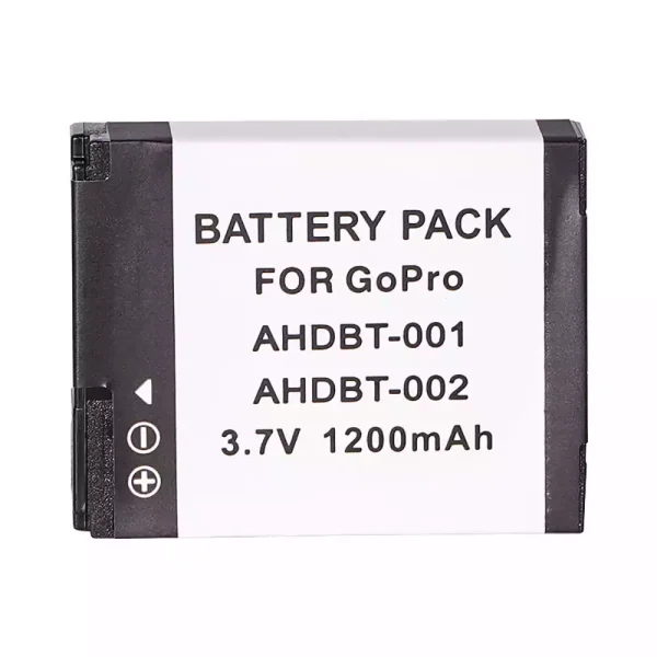 Nadomestna baterija za GoPro AHDBT-001 AHDBT-002,GoPro HD HERO(2010 MODEL),HD HERO2