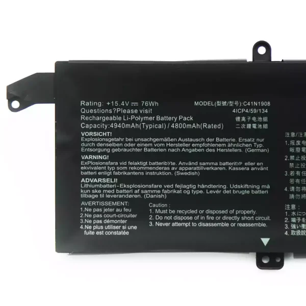 Originalna baterija za prenosnik ASUS ROG Zephyrus G14 GA401 GA401II GA401IU GA401IV GA401IH GA401QE GA401QM - Image 3