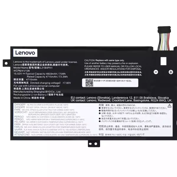 Baterija za prenosnik LENOVO L21B4PH1 L21C4PH1 L21M4PH1 L21L4PH1 L21D4PH1 - Image 3