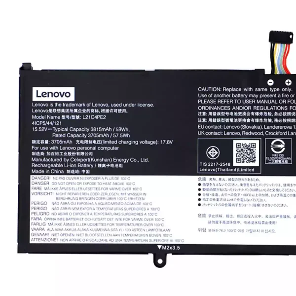 Baterija za prenosnik Lenovo L21C4PE2 L21M4PE2 L21D4PE1 - Image 2